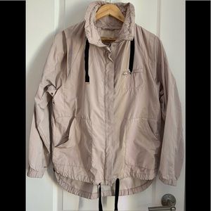 H&M Women’s Windbreaker, Cream/Pink, Size 4